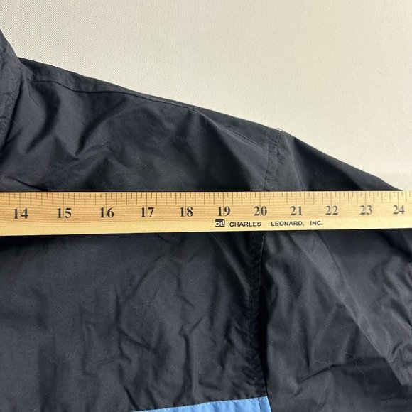 VINTAGE Nike Track Windbreaker Jacket Men XL Blue Y2K Gray Tag Full Zip Logo - Picture 9 of 10